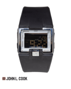 Reloj John L. Cook Unisex Caucho Digital 9315