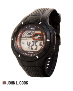 Reloj John L Cook Hombre Digital Sport Caucho 9421