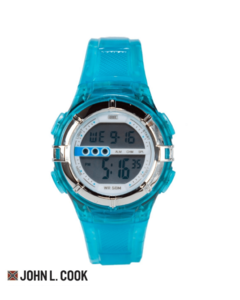 Reloj John L. Cook Unisex Digital Sport Caucho 9472