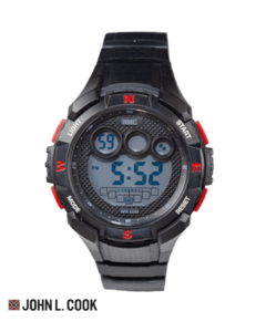 Reloj John L. Cook Hombre Digital Sport Caucho 9478