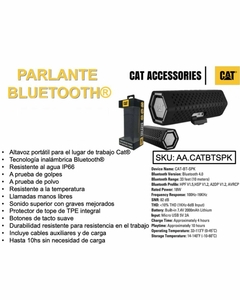 Parlante Bluetooth Caterpillar AA.CATBTSPK