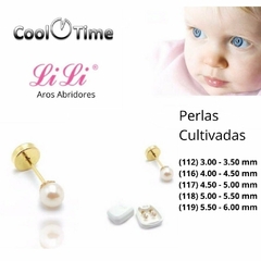 Aro Abridor Lili Modelo 117 Perla Cultivada 4.50 - 5.00 mm Tic Laminado - tienda online