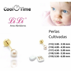 Aro Abridor Lili Modelo 116 Perla Cultivada 4.00 - 4.50 mm Tic Laminado - tienda online