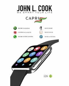 Smartwatch John L. Cook Capri Multi-deporte Clima Llamadas - Joyel