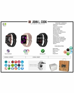 Smartwatch John L. Cook Detroit - comprar online