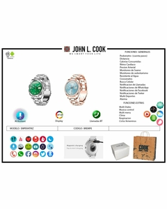 Smartwatch John L. Cook Emperatriz - comprar online