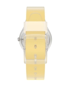 Imagen de Reloj Swatch Mujer Monthly Drops Clearly Yellow Striped GE291