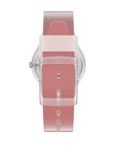 Imagen de Reloj Swatch Mujer Monthly Drops Clearly Red Striped GE292