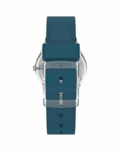 Reloj Swatch Mujer Azul Blue Away Essentials Ge721 Silicona - tienda online