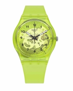 Reloj Swatch Mujer Verde Lemon Flavour Gg227 Silicona Wr 30