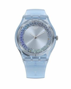 Reloj Swatch Mujer Azzura Gl122 Silicona Celeste Sumergible - comprar online