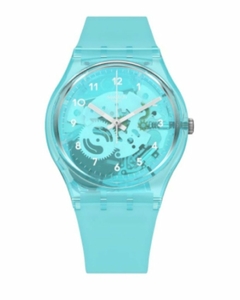 Reloj Swatch Mujer Celeste Mint Flavour Gl123 Silicona 30 Wr