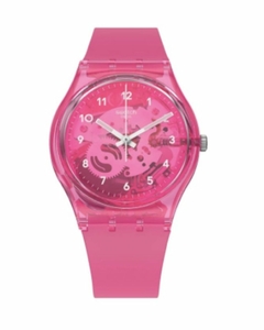 Reloj Swatch Mujer Rosa Gum Flavour Gp166 Silicona Sumergibl