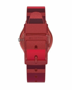 Reloj Swatch Unisex Ruberalda Rojo Gr406 Sumergible 3 Bar - tienda online