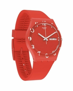 Reloj Swatch Unisex Monthly Drops Gr713 Over Red en internet