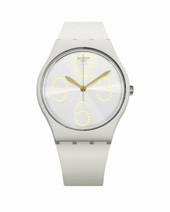 Reloj Swatch Mujer Beige Sheerchic Gt107 Silicona Sumergible - comprar online