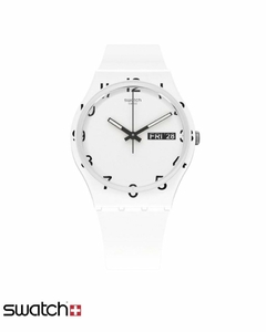Reloj Swatch Unisex Monthly Drops Gw716 Over White