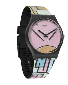 Reloj Swatch Mujer Moma Composition In Oval With Color Planes 1 by Piet Mondrian Gz350 en internet