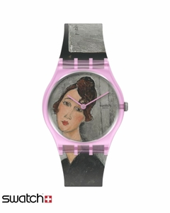 Reloj Swatch Unisex Portrait Of Dédie, By Amedeo Modigliani GZ356