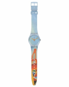 Reloj Swatch Unisex Pompidou Eiffel Tower, By Robert Delaunay GZ357 en internet