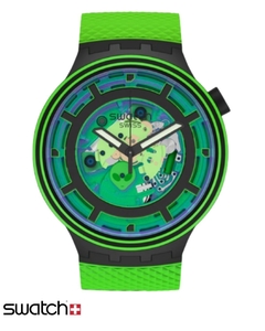 Reloj Swatch Unisex Big Bold Planets Come In Peace! SB01B125