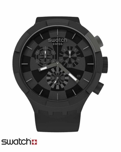 Reloj Swatch Unisex Big Bold Chron Sb02b400 Checkpoint Black