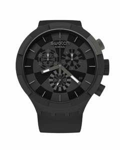Reloj Swatch Unisex Big Bold Chron Sb02b400 Checkpoint Black - comprar online