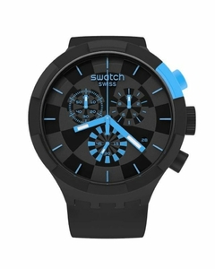 Reloj Swatch Unisex Big Bold Chrono Sb02b401 Checkpoint Blue - comprar online