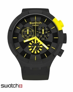 Reloj Swatch Unisex Big Bold Chro Sb02b403 Checkpoint Yellow