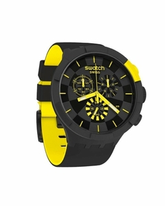 Imagen de Reloj Swatch Unisex Big Bold Chro Sb02b403 Checkpoint Yellow