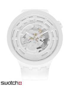 Reloj Swatch Unisex Big Bold BIOCERAMIC C-WHITE SB03W100