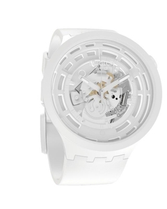 Reloj Swatch Unisex Big Bold BIOCERAMIC C-WHITE SB03W100 en internet