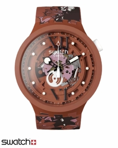 Reloj Swatch Unisex The March Collection Camoflower Cotton SB05C100