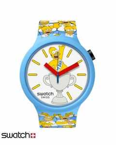 Reloj Swatch The Simpsons Collection Best Dad Ever SB05Z100