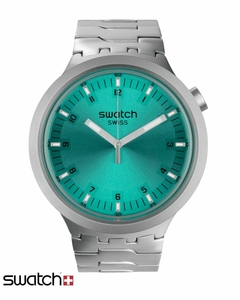 Reloj Swatch Unisex Big Bold Irony Aqua Shimmer SB07S100G