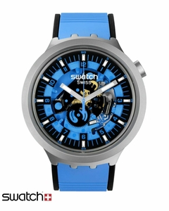 Reloj Swatch Unisex Big Bold Irony Azure Blue Daze SB07S106