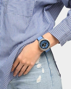 Imagen de Reloj Swatch Unisex Big Bold Irony Azure Blue Daze SB07S106