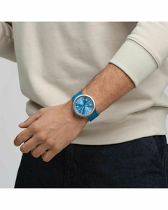 Imagen de Reloj Swatch Essentials Blue In The Works SB07S115