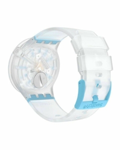 Reloj Swatch Mujer Big Bold Blueinjelly So27e105 Silicona Wr - Joyel