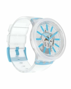 Reloj Swatch Mujer Big Bold Blueinjelly So27e105 Silicona Wr - comprar online