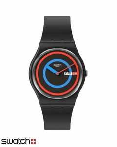 Reloj Swatch Unisex Circling Black SO28B706