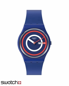 Reloj Swatch Unisex THE JANUARY COLLECTION SWATCH BLUE TO BASICS SO28N703