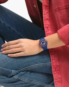 Reloj Swatch Unisex THE JANUARY COLLECTION SWATCH BLUE TO BASICS SO28N703 - tienda online