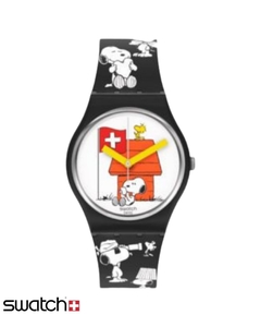 Reloj Swatch Mujer Snoopy Peanuts Grande Bracchetto SO28Z107