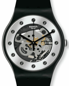 Reloj Swatch Unisex Sparkling Circle Silver Glam SO29B109 en internet