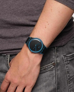 Reloj Swatch Unisex Minimal Line Blue SO29S701 - tienda online