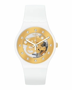 Reloj Swatch Mujer Sparkling Circle Sunray Glam SO29W105-S14 - comprar online