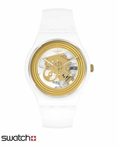Reloj Swatch Mujer Golden Rings White SO29W107