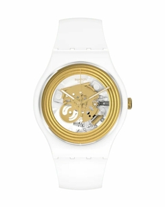 Reloj Swatch Mujer Golden Rings White SO29W107 - comprar online
