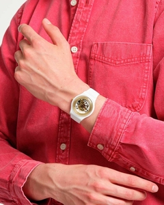 Reloj Swatch Mujer Golden Rings White SO29W107 - tienda online